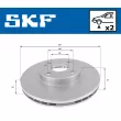 Jeu de 2 disques de frein avant SKF VKBD 80831 V2 - Visuel 2