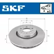 Jeu de 2 disques de frein avant SKF VKBD 80873 V1 - Visuel 2
