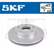 Jeu de 2 disques de frein avant SKF VKBD 80953 V2 - Visuel 2