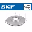 Jeu de 2 disques de frein avant SKF VKBD 80955 V2 - Visuel 2