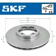 Jeu de 2 disques de frein avant SKF VKBD 81286 V1 - Visuel 2