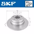 Jeu de 2 disques de frein arrière SKF VKBD 90362 S2 - Visuel 2