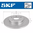 Jeu de 2 disques de frein arrière SKF VKBD 90395 S2 - Visuel 2