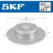 Jeu de 2 disques de frein arrière SKF VKBD 90540 S2 - Visuel 2