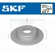 Jeu de 2 disques de frein arrière SKF VKBD 90573 S2 - Visuel 2