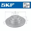 Jeu de 2 disques de frein arrière SKF VKBD 90634 V2 - Visuel 2