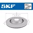 Jeu de 2 disques de frein arrière SKF VKBD 90779 V2 - Visuel 2