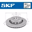 Jeu de 2 disques de frein arrière SKF VKBD 90832 V2 - Visuel 2