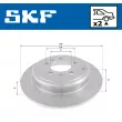 Jeu de 2 disques de frein arrière SKF VKBD 90866 S2 - Visuel 2