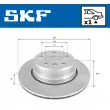 Jeu de 2 disques de frein arrière SKF VKBD 91006 V1 - Visuel 2
