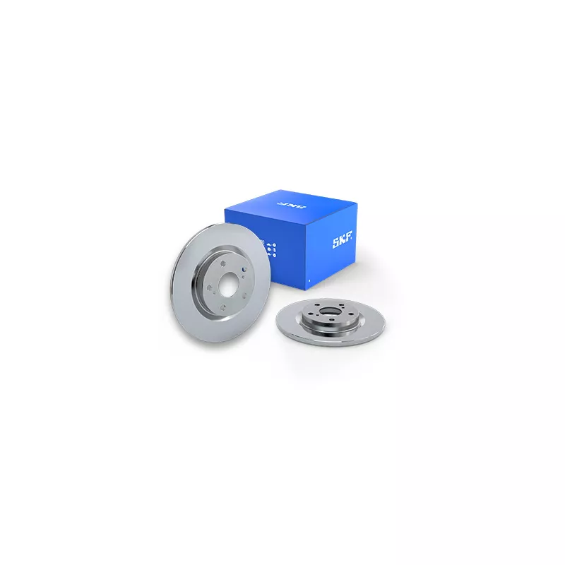 Jeu de 2 disques de frein arrière SKF VKBD 91060 S2