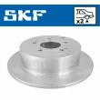 Jeu de 2 disques de frein arrière SKF VKBD 91064 S2 - Visuel 2