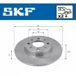 Jeu de 2 disques de frein arrière SKF VKBD 91104 S2 - Visuel 2