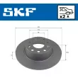 Jeu de 2 disques de frein arrière SKF VKBD 91344 S2 - Visuel 2