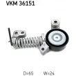Poulie de tension, courroie trapézoïdale à nervures SKF VKM 36151 - Visuel 1