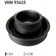 Poulie, vilebrequin SKF VKM 93415 - Visuel 1
