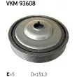 Poulie, vilebrequin SKF VKM 93608 - Visuel 2