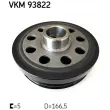 Poulie, vilebrequin SKF VKM 93822 - Visuel 2