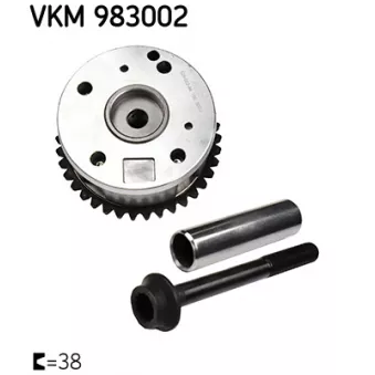 Dispositif de réglage électrique d'arbre à cames SKF VKM 983002