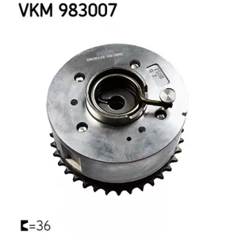 Dispositif de réglage électrique d'arbre à cames SKF VKM 983007