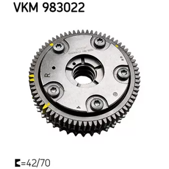 Dispositif de réglage électrique d'arbre à cames SKF VKM 983022
