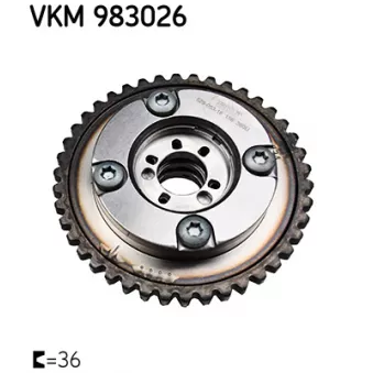 Dispositif de réglage électrique d'arbre à cames SKF VKM 983026