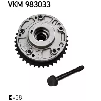 Dispositif de réglage électrique d'arbre à cames SKF VKM 983033
