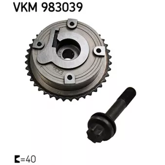 Dispositif de réglage électrique d'arbre à cames SKF VKM 983039
