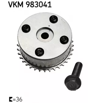 Dispositif de réglage électrique d'arbre à cames SKF VKM 983041