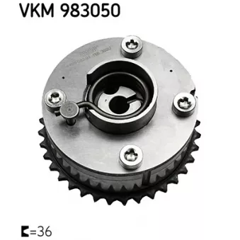Dispositif de réglage électrique d'arbre à cames SKF VKM 983050