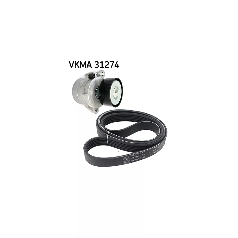 Jeu de courroies trapézoïdales à nervures SKF VKMA 31274