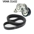 Jeu de courroies trapézoïdales à nervures SKF VKMA 31402 - Visuel 2
