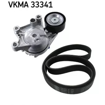 Jeu de courroies trapézoïdales à nervures SKF VKMA 33341