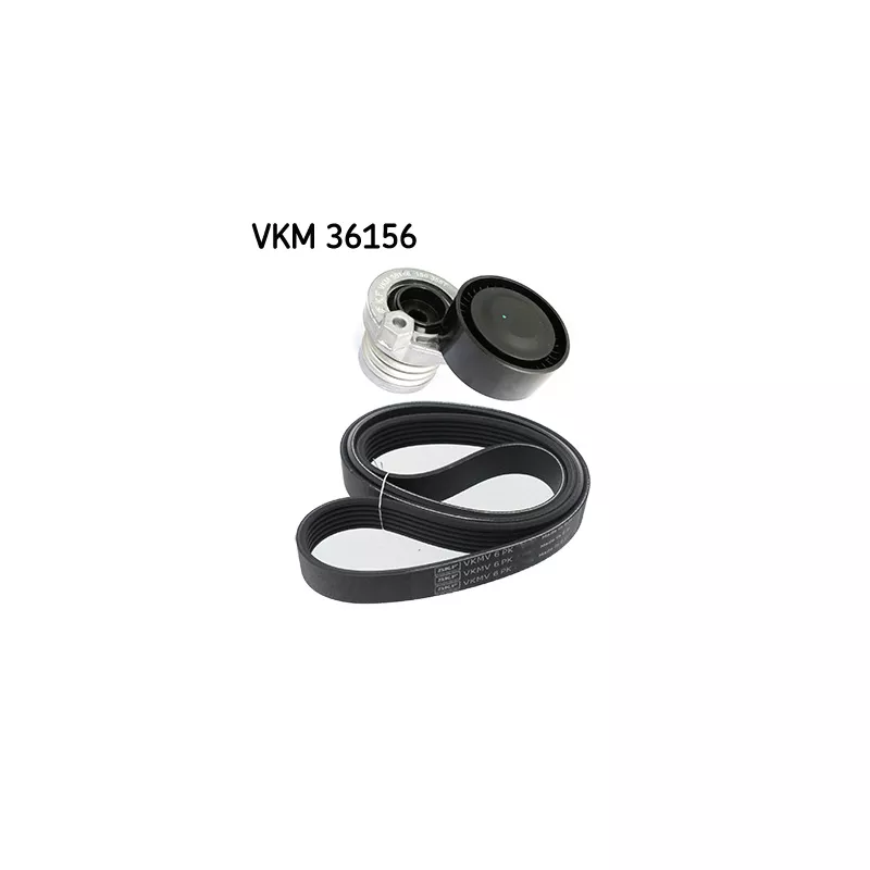 Jeu de courroies trapézoïdales à nervures SKF VKMA 36156