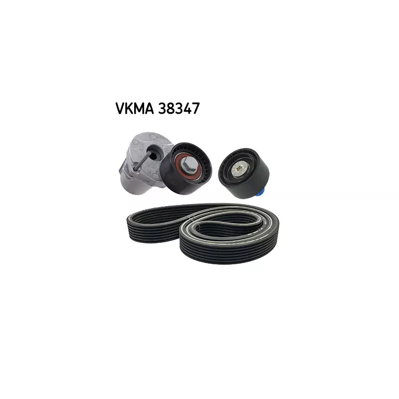 Jeu de courroies trapézoïdales à nervures SKF VKMA 38347