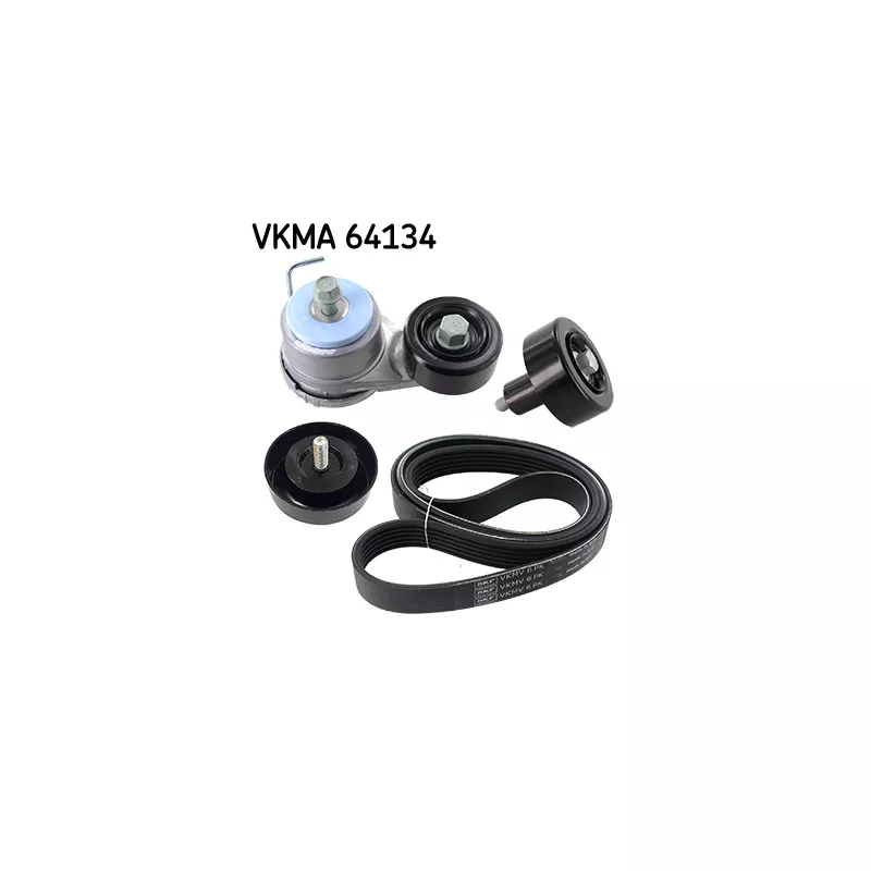 Jeu de courroies trapézoïdales à nervures SKF VKMA 64134