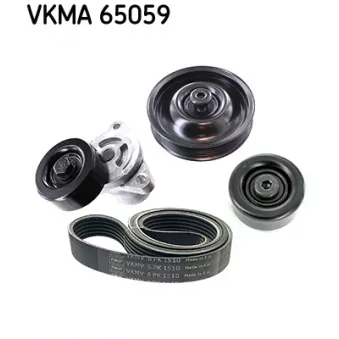 Jeu de courroies trapézoïdales à nervures SKF VKMA 65059
