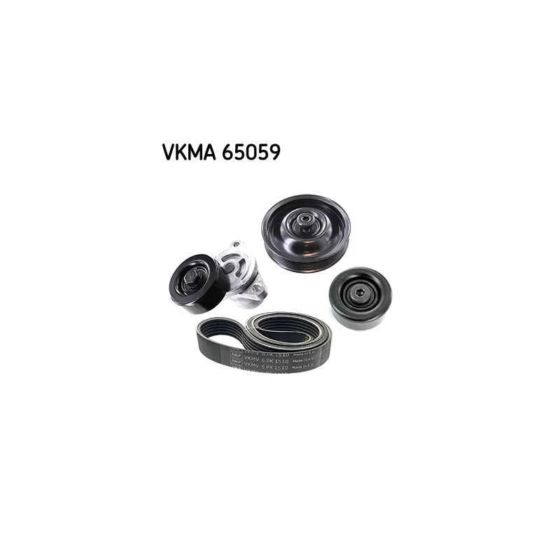 Jeu de courroies trapézoïdales à nervures SKF VKMA 65059