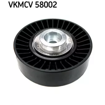 Poulie renvoi/transmission, courroie trapézoïdale à nervures SKF VKMCV 58002