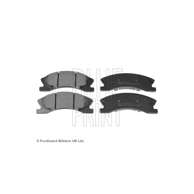 Jeu de 4 plaquettes de frein avant BLUE PRINT ADA104217