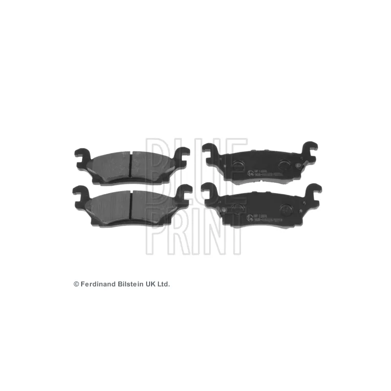 Jeu de 4 plaquettes de frein arrière BLUE PRINT ADA104222