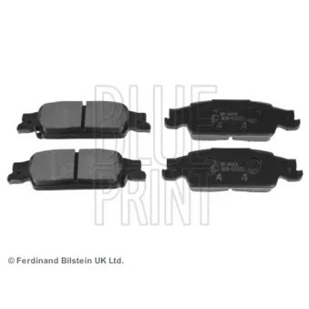 Jeu de 4 plaquettes de frein arrière BLUE PRINT ADA104250