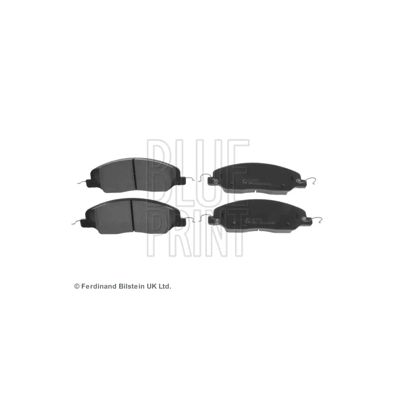 Jeu de 4 plaquettes de frein avant BLUE PRINT ADA104256