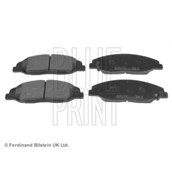 Jeu de 4 plaquettes de frein avant BLUE PRINT