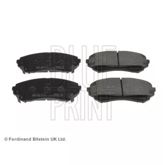 Jeu de 4 plaquettes de frein avant BLUE PRINT ADA104262
