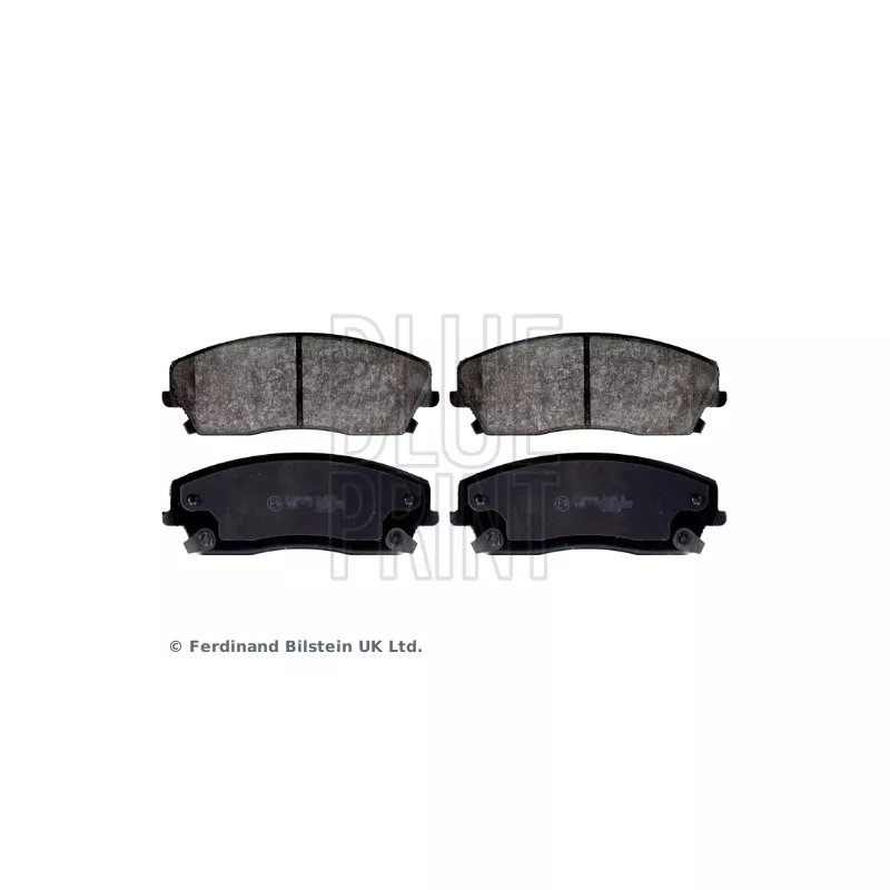 Jeu de 4 plaquettes de frein avant BLUE PRINT ADA104283