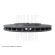 Jeu de 2 disques de frein avant BLUE PRINT ADA104351 - Visuel 3