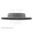 Jeu de 2 disques de frein arrière BLUE PRINT ADB114363 - Visuel 3