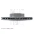 Jeu de 2 disques de frein avant BLUE PRINT ADB114364 - Visuel 3