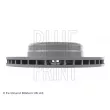Jeu de 2 disques de frein avant BLUE PRINT ADB114385 - Visuel 3